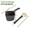 Cuisinart CBP-300 Cast Iron Basting Pot and Brush