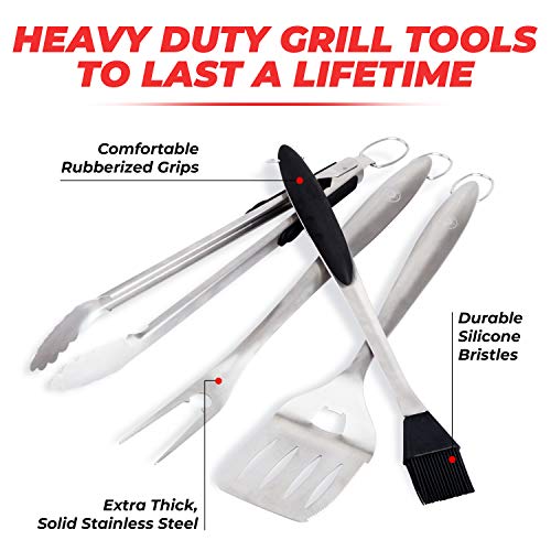 Alpha Grillers alpha grillers heavy duty bbq grilling tools set